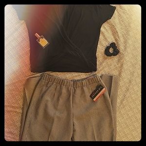 Brand New Kim Rogers Plaid Pants